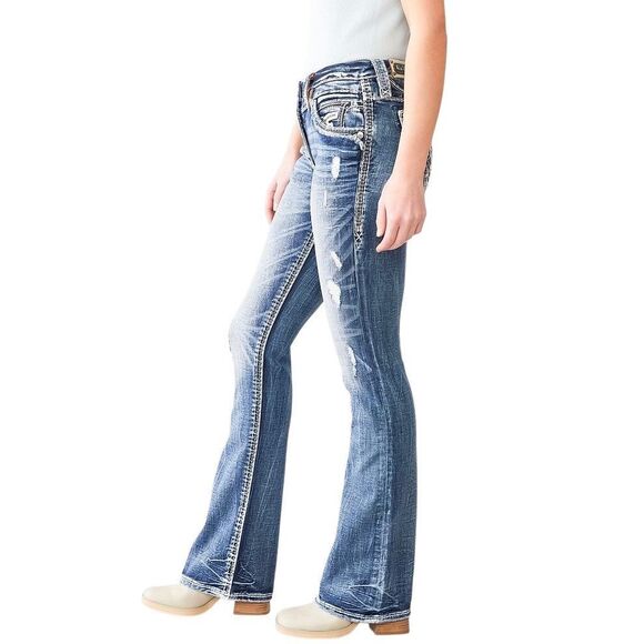 Buckle Rock Revival Kathryn Mid-Rise Boot Stretch Jean 26W30IN - Picture 5 of 5